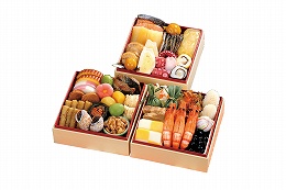 野村佃煮　おせち　三段重　ミニ三段